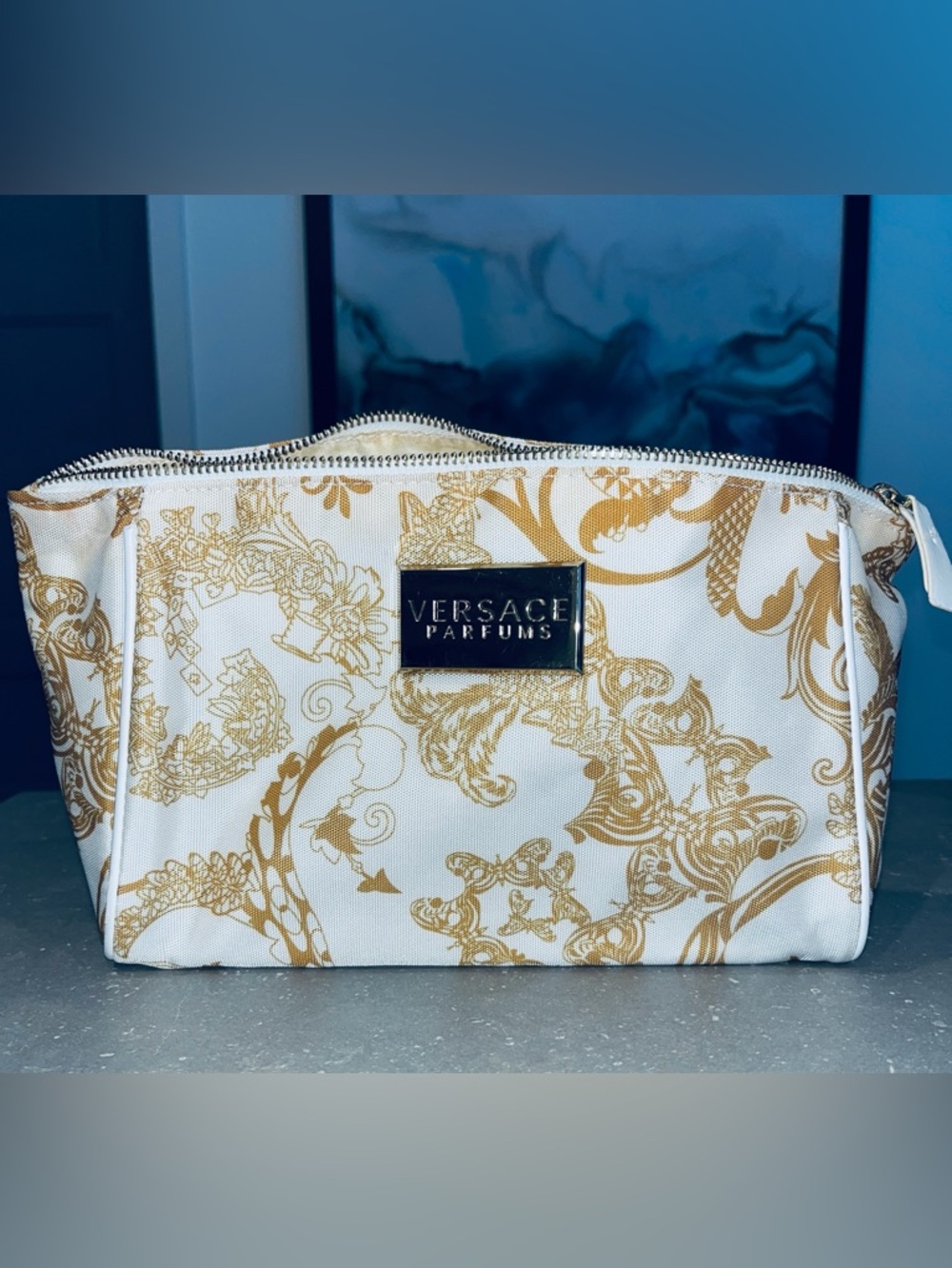 Versace Gold Baroque Cosmetic Pouch